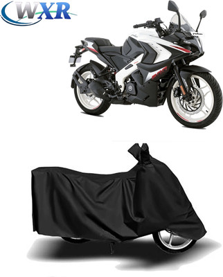 WXR Waterproof Two Wheeler Cover for Bajaj(Pulsar RS 200, Black)