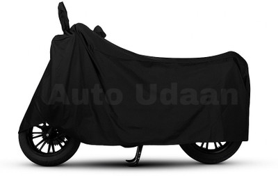 Auto Udaan Waterproof Two Wheeler Cover for Suzuki(GS 150R, Black)