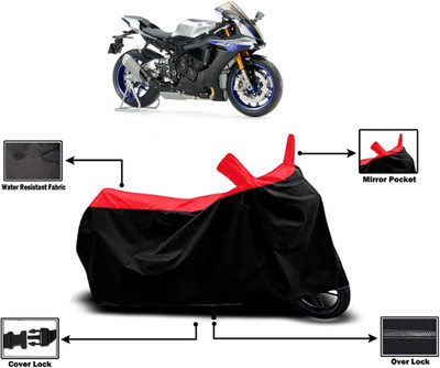 Amexride Two Wheeler Cover for Yamaha(YZF R1M, Red)