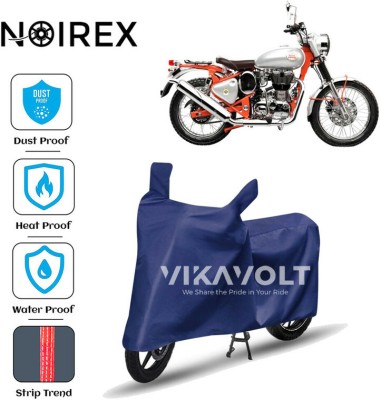 NOIREX Waterproof Two Wheeler Cover for Royal Enfield(Bullet Trials 350, Blue)