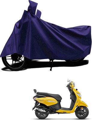 KEDIT Waterproof Two Wheeler Cover for Hero(Pleasure Plus, Blue)