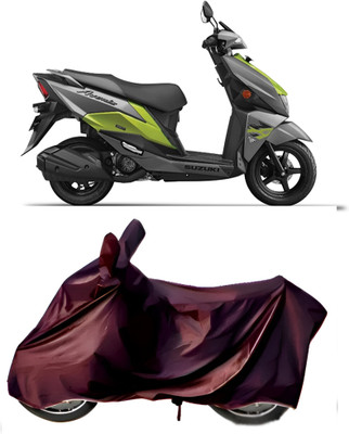 BbcMart Waterproof Two Wheeler Cover for Suzuki(Avenis 125, Maroon)