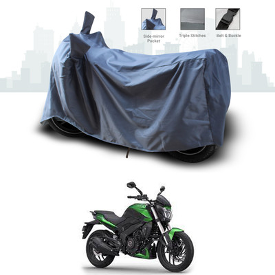 SEBONGO Waterproof Two Wheeler Cover for Bajaj(Dominar 400, Grey)