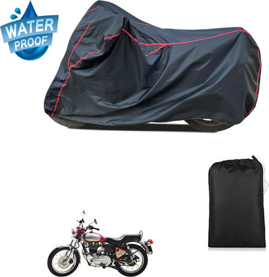 CODOKI Waterproof Two Wheeler Cover for Royal Enfield(Electra 5S, Black)