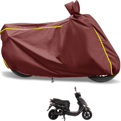 Euro Care Waterproof Two Wheeler Cover for Hero(Electric Photon, Maroon)