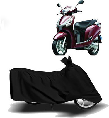 DeepShakshi AUTOMOTIVE Waterproof Two Wheeler Cover for Mahindra(Duro, Black)