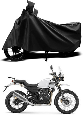 ANTHUB Waterproof Two Wheeler Cover for Royal Enfield(Black)