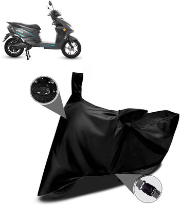 DeepShakshi AUTOMOTIVE Two Wheeler Cover for Hero(Electric Atria, Black)