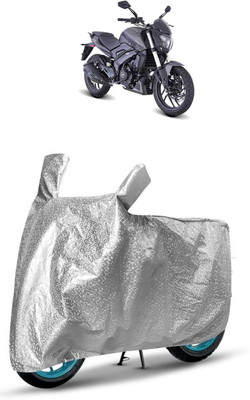 J S R Waterproof Two Wheeler Cover for Bajaj(Dominar 250, Silver)