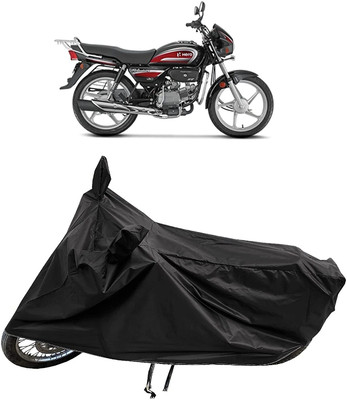 KEDIT Two Wheeler Cover for Hero(MotoCorp Splendor Plus, Black)