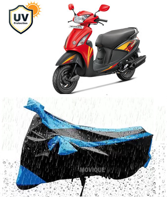 MOVIQUE Waterproof Two Wheeler Cover for Hero(Pleasure, Black)