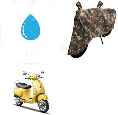 DeepShakshi AUTOMOTIVE Waterproof Two Wheeler Cover for Piaggio(Vespa SXL, Multicolor)