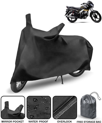 AutoRetail Waterproof Two Wheeler Cover for Mahindra(Centuro, Black)