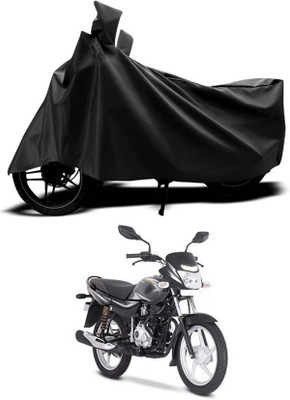KEDIT Two Wheeler Cover for Bajaj(Platina 100, Black)