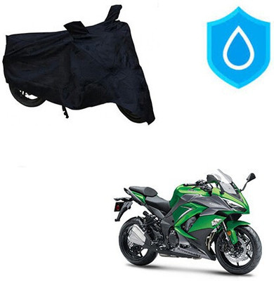 DeepShakshi AUTOMOTIVE Waterproof Two Wheeler Cover for Kawasaki(Ninja 1000, Black)