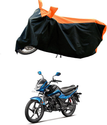 MWBB Waterproof Two Wheeler Cover for Hero(Splendor I Smart, Orange)
