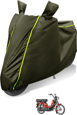 MOCKHE Waterproof Two Wheeler Cover for Bajaj(V 150, Green)