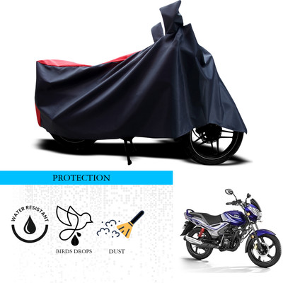 ANTHUB Waterproof Two Wheeler Cover for TVS(Star City, Black, Red)