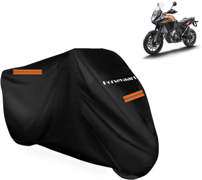 Horseyaart Waterproof Two Wheeler Cover for KTM(1050 Adventure, Black)