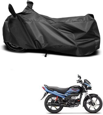 MMSSTAR Waterproof Two Wheeler Cover for Hero(Passion Plus, Black)