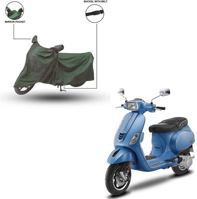 Furnish Flow Two Wheeler Cover for Vespa(Vespa SXL 125, Green)