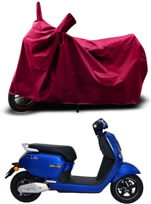 KEDIT Two Wheeler Cover for Okinawa(Lite, Maroon)