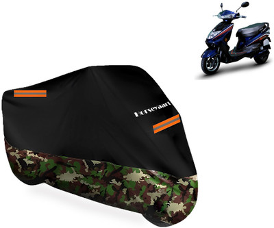Horseyaart Waterproof Two Wheeler Cover for Okinawa(Ridge Plus, Multicolor)