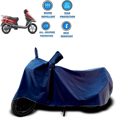 AASHTIK MART Two Wheeler Cover for Hero(Electric Flash, Blue)