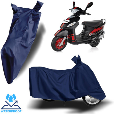 Autoinnovation Waterproof Two Wheeler Cover for Mahindra(Rodeo RZ, Blue)