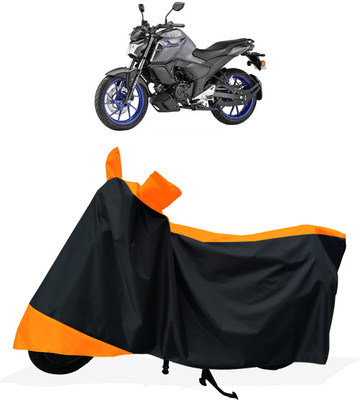 Tricway Two Wheeler Cover for Yamaha(FZ S FI New, Orange)
