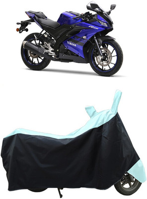 Coxtor Waterproof Two Wheeler Cover for Yamaha(YZF R15 BS6, White)