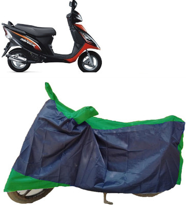 AutoKick Two Wheeler Cover for TVS(Scooty Streak, Multicolor)