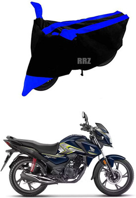 RRZ Two Wheeler Cover for Honda(SP125, Black, Blue)