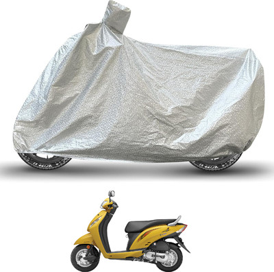 Caronix Waterproof Two Wheeler Cover for Honda(Activa i, Silver)