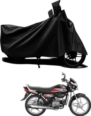 SK AUTO Two Wheeler Cover for Hero(HF Deluxe i3s, Black)