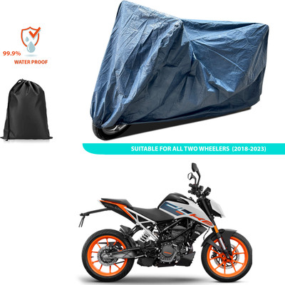 PAGORA Waterproof Two Wheeler Cover for KTM(125 Duke, Blue)