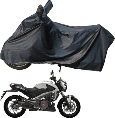 Motodreka Waterproof Two Wheeler Cover for Bajaj(Dominar, Black)