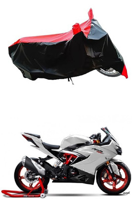 VESMEI Two Wheeler Cover for TVS(Apache RTR 310 BS6, Red)