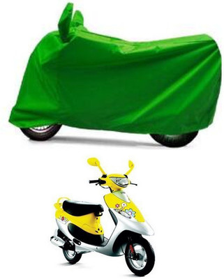 Furious3D Two Wheeler Cover for TVS(Scooty Pep Plus, Green)