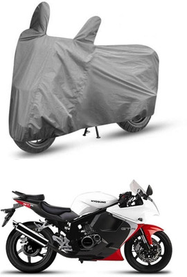 MMSSTAR Waterproof Two Wheeler Cover for Hyosung(GT250R, Grey)