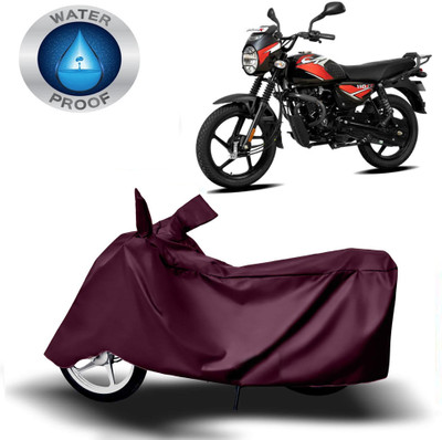 ROYAL AUTO MART Two Wheeler Cover for Bajaj(CT110, Maroon)