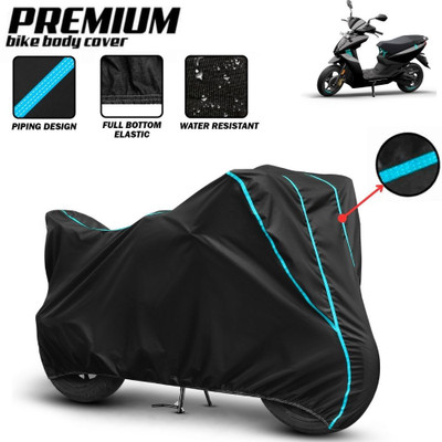Mwiss Waterproof Two Wheeler Cover for Bajaj(450 X, Black, Red)