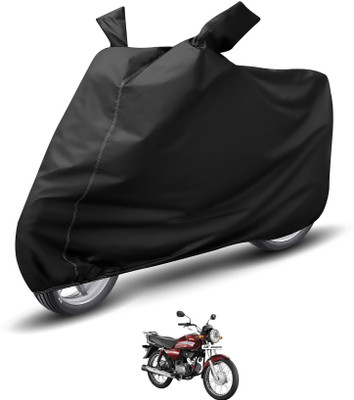 Auto Hub Waterproof Two Wheeler Cover for Hero(HF Dawn, Black)