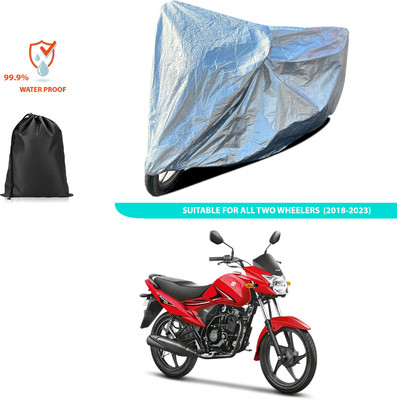 CODOKI Waterproof Two Wheeler Cover for Suzuki(Hayate, Silver)