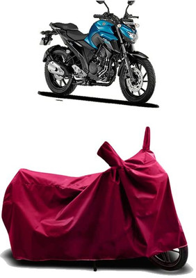 KEDIT Two Wheeler Cover for Yamaha(FZ-25, Maroon)