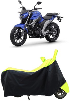 Coxtor Waterproof Two Wheeler Cover for Yamaha(Fazer-250 BS6, Yellow)