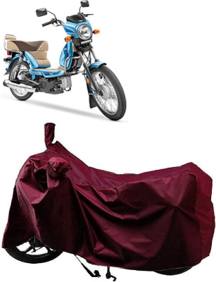 MWBB Waterproof Two Wheeler Cover for TVS(XL 100 Comfort, Maroon)