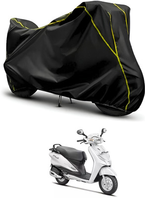 CODOKI Waterproof Two Wheeler Cover for Hero(Duet LX 110CC, Black, Black)