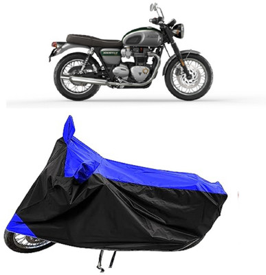Mdstar Waterproof Two Wheeler Cover for Triumph(Bonneville T120 Black, Blue)
