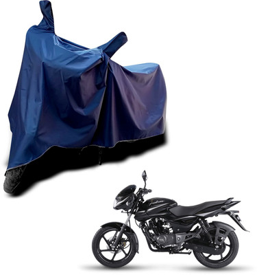 KEDIT Two Wheeler Cover for Bajaj(Pulsar 180 DTS-i, Blue)